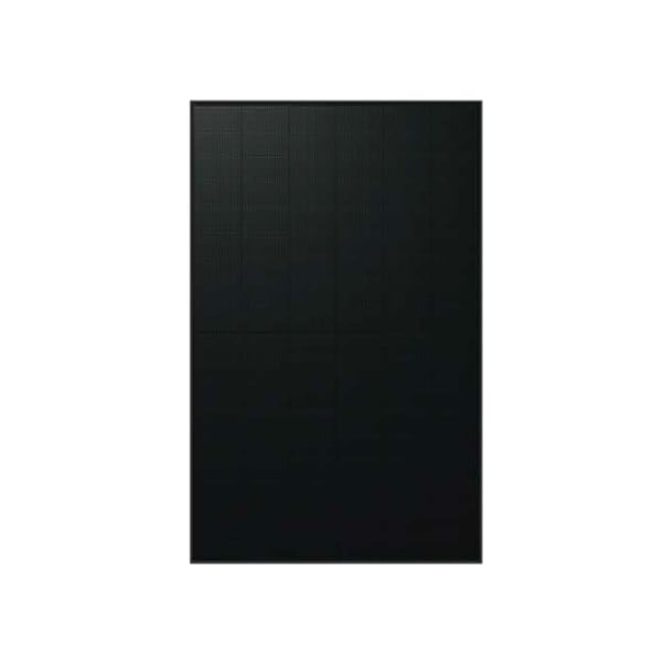 445W 108 cell Longi ALL-BLACK Hi-MO 7m solar module front face